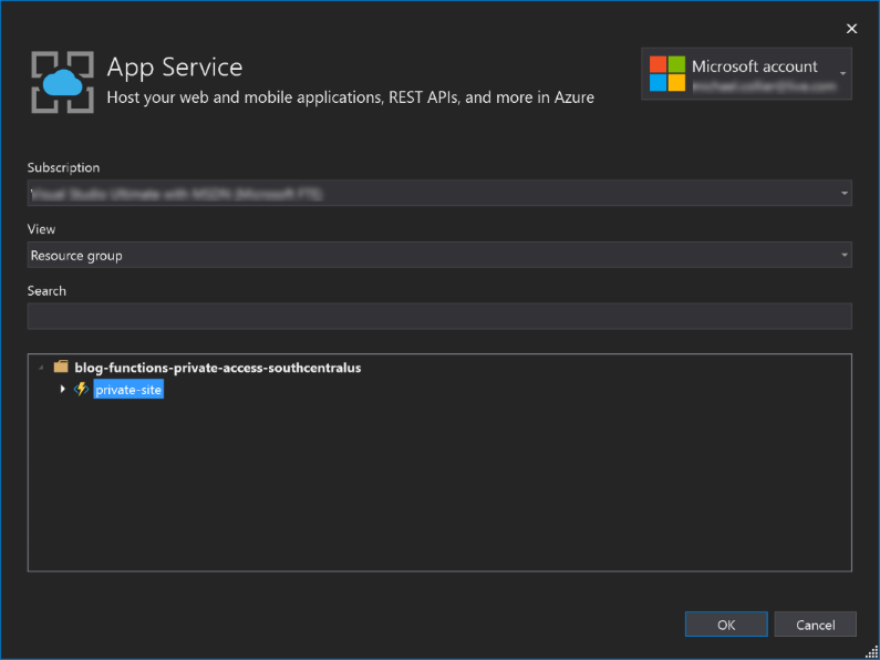 Visual Studio publish