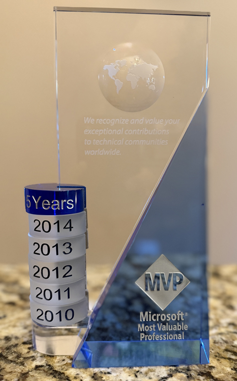 Azure MVP award discs